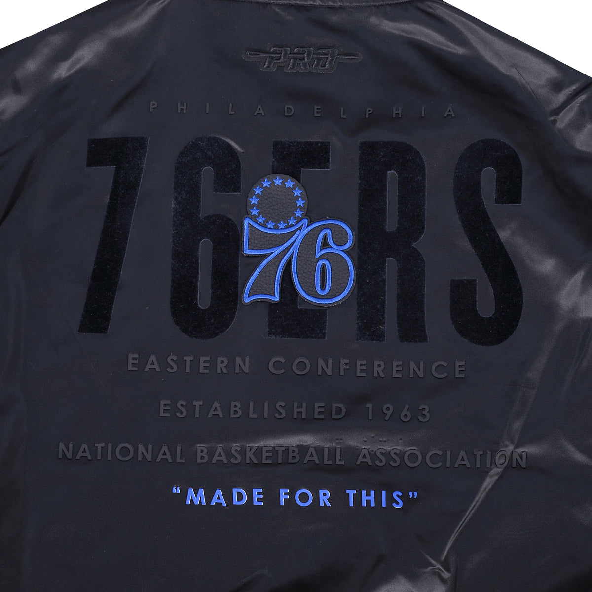 NBA PHILADELPHIA 76ERS ECLIPSE WOMEN'S COAT (BLACK)