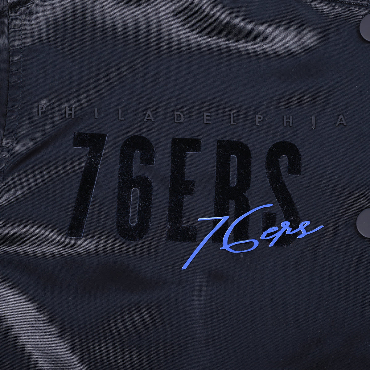 NBA PHILADELPHIA 76ERS ECLIPSE WOMEN'S COAT (BLACK)