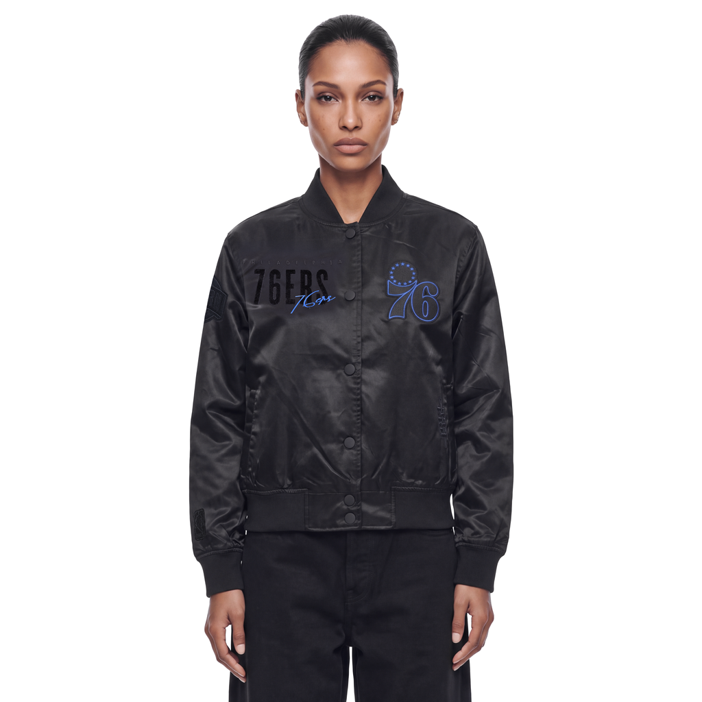 NBA PHILADELPHIA 76ERS ECLIPSE WOMEN'S COAT (BLACK)