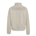 NBA PHILADELPHIA 76ERS NEUTRAL BLOUSON EN SERGÉ POUR FEMME (TAUPE)