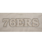 NBA PHILADELPHIA 76ERS NEUTRAL BLOUSON EN SERGÉ POUR FEMME (TAUPE)