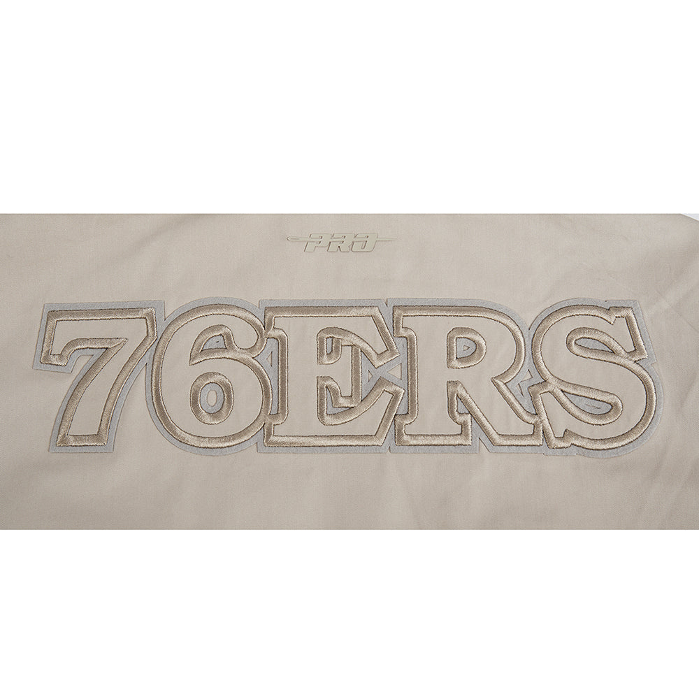 NBA PHILADELPHIA 76ERS NEUTRAL BLOUSON EN SERGÉ POUR FEMME (TAUPE)