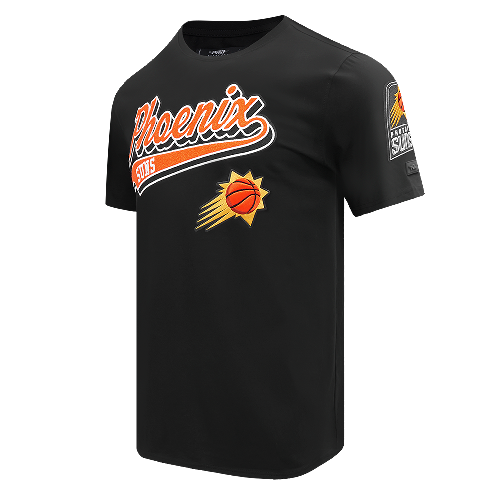 NBA PHOENIX SUNS SCRIPT TAIL MEN'S   TEE (BLACK)