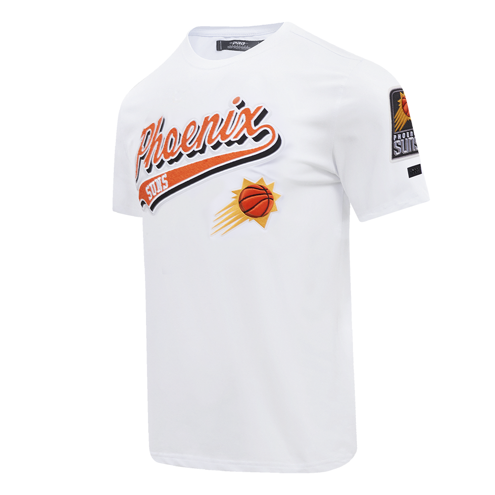 NBA PHOENIX SUNS SCRIPT TAIL MEN'S   TEE (WHITE)