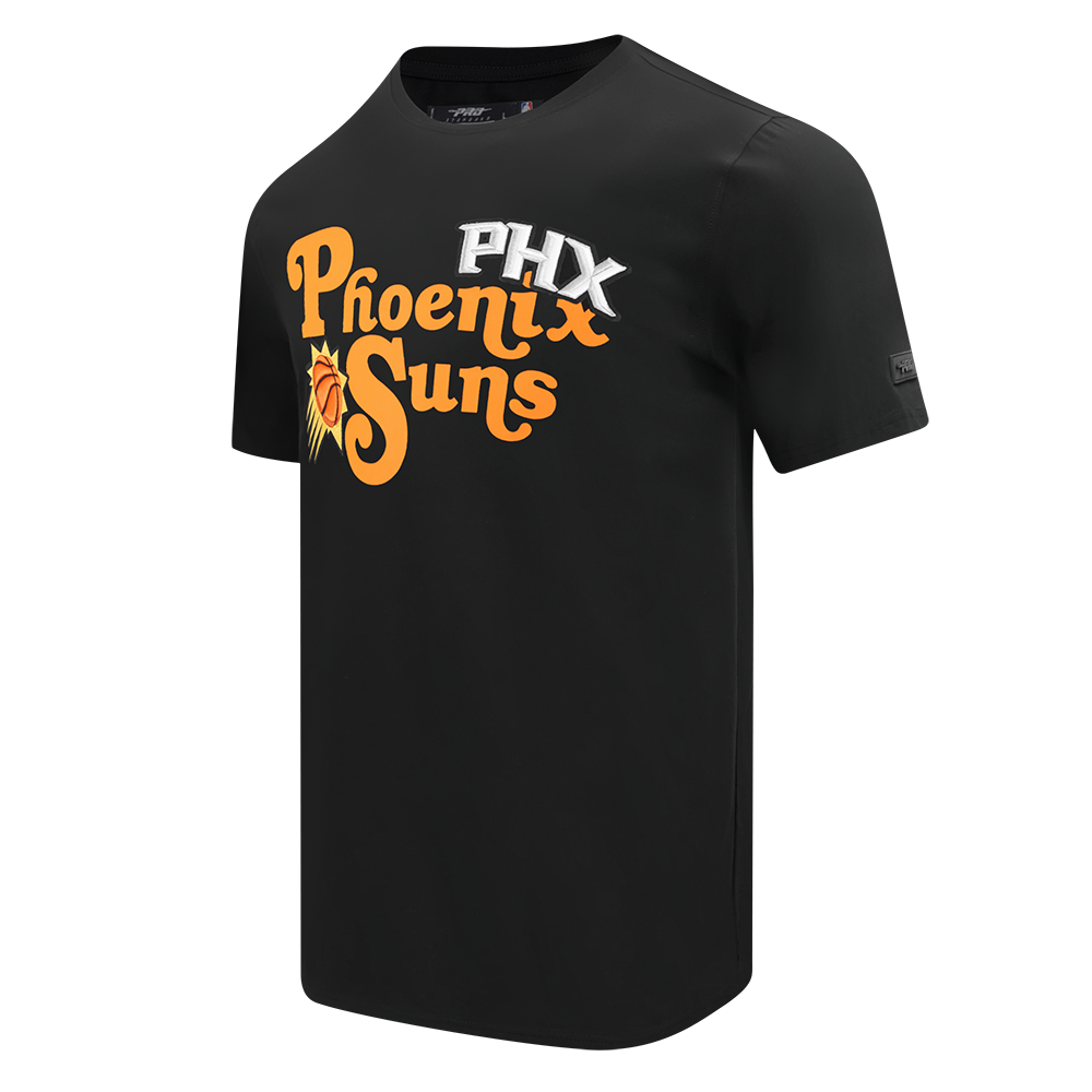 NBA PHOENIX SUNS SOUVENIR T-SHIRT EN JERSEY SIMPLE POUR HOMME (NOIR)