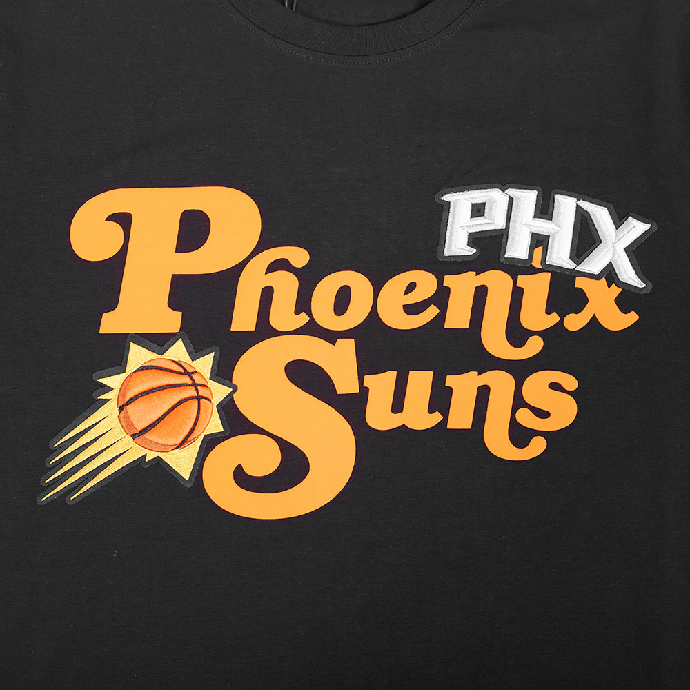 NBA PHOENIX SUNS SOUVENIR T-SHIRT EN JERSEY SIMPLE POUR HOMME (NOIR)
