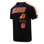 NBA PHOENIX SUNS RETRO CLASSIC MEN'S STRIPED TEE (BLACK/ORANGE)