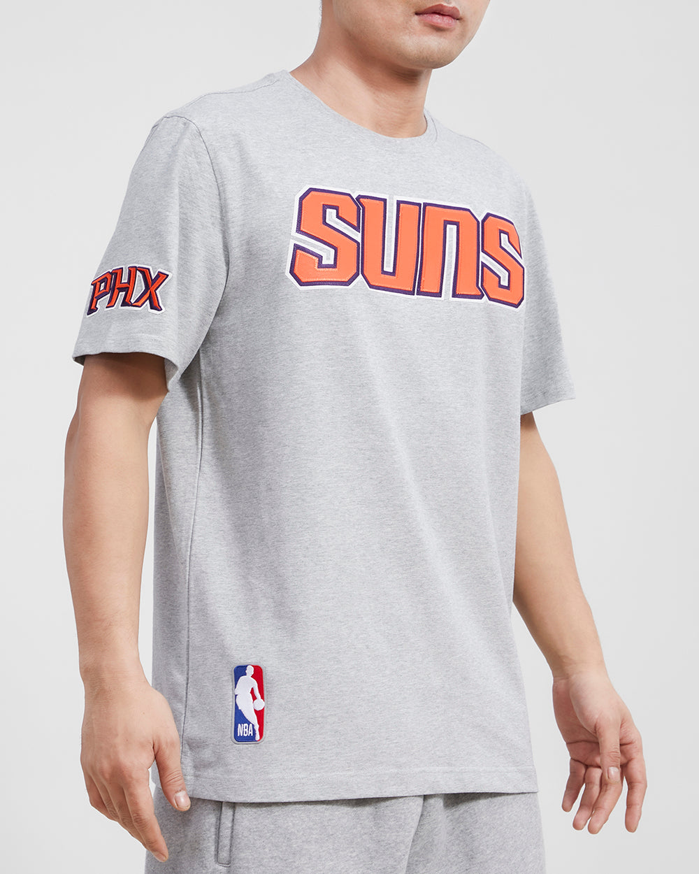NBA PHOENIX SUNS TACKLE TWILL MEN'S TEE (HEATHER GREY)