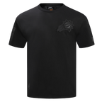NBA PHOENIX SUNS NEUTRAL COTTON JERSEY DROP SHOULDER TEE (BLACK)