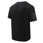 NBA PHOENIX SUNS NEUTRAL COTTON JERSEY DROP SHOULDER TEE (BLACK)