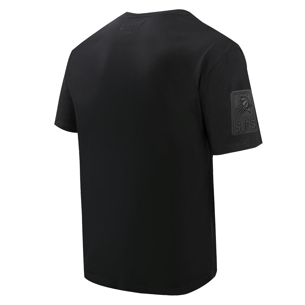 NBA PHOENIX SUNS NEUTRAL COTTON JERSEY DROP SHOULDER TEE (BLACK)