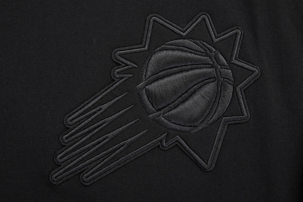 NBA PHOENIX SUNS NEUTRAL COTTON JERSEY DROP SHOULDER TEE (BLACK)