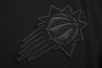 NBA PHOENIX SUNS NEUTRAL COTTON JERSEY DROP SHOULDER TEE (BLACK)