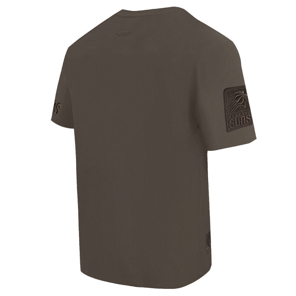 NBA PHOENIX SUNS NEUTRAL T-SHIRT À ÉPAULES TOMBANTES POUR HOMME (TAUPE FONCÉ)