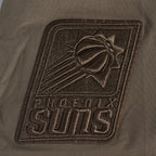 NBA PHOENIX SUNS NEUTRAL T-SHIRT À ÉPAULES TOMBANTES POUR HOMME (TAUPE FONCÉ)