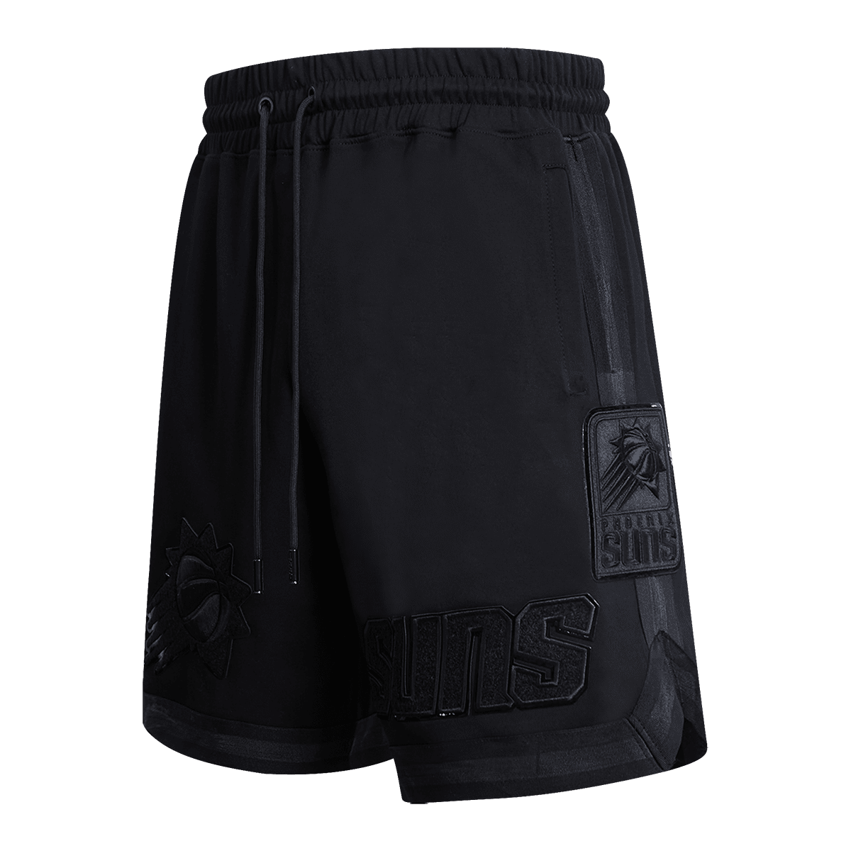 NBA PHOENIX SUNS TRIPLE BLACK LOGO PRO TEAM MEN'S SHORT (TRIPLE BLACK)