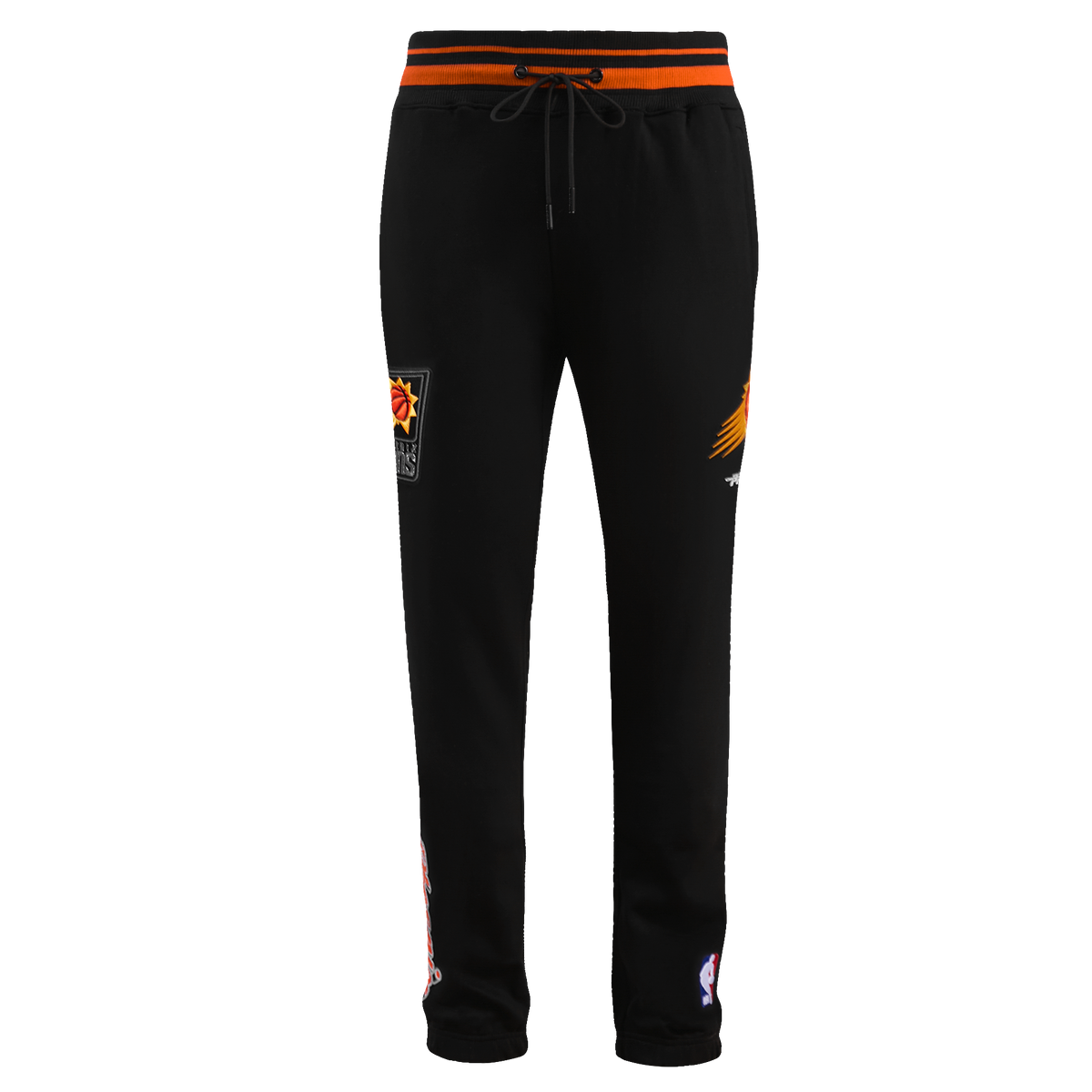 NBA PHOENIX SUNS SCRIPT TAIL PANTALON OUATÉ EN MOLLETON CÔTELÉ POUR HOMME (NOIR/ORANGE)