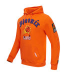 NBA PHOENIX SUNS OLD ENGLISH CHANDAIL À CAPUCHON POUR HOMME (ORANGE)