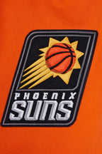 NBA PHOENIX SUNS OLD ENGLISH CHANDAIL À CAPUCHON POUR HOMME (ORANGE)