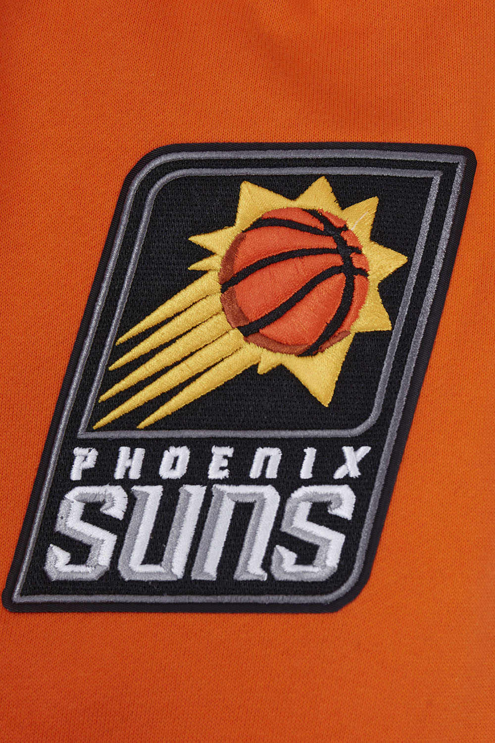 NBA PHOENIX SUNS OLD ENGLISH CHANDAIL À CAPUCHON POUR HOMME (ORANGE)