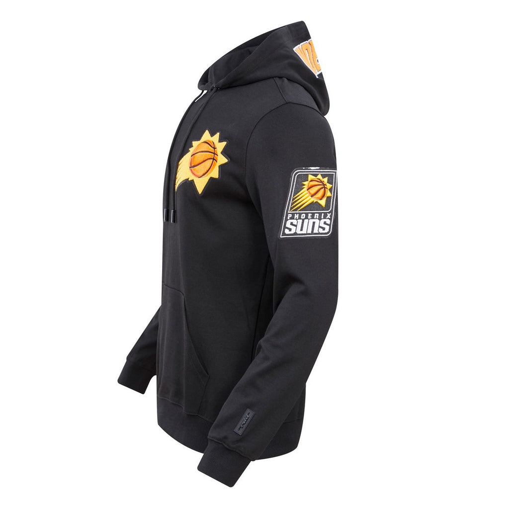 NBA PHOENIX SUNS CLASSIC CHENILLE MEN'S PULLOVER HOODIE (BLACK)