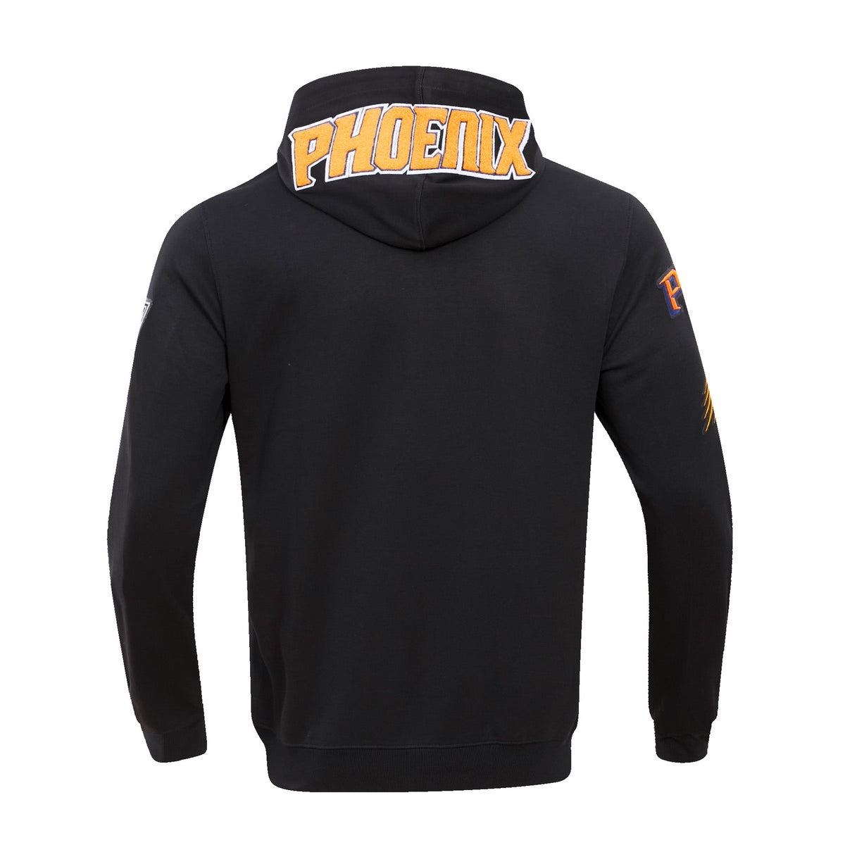 NBA PHOENIX SUNS CLASSIC CHENILLE MEN'S PULLOVER HOODIE (BLACK)