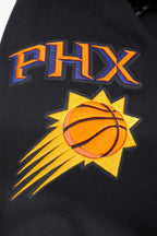 NBA PHOENIX SUNS CLASSIC CHENILLE MEN'S PULLOVER HOODIE (BLACK)