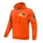 NBA PHOENIX SUNS CLASSIC CHENILLE MEN'S PULLOVER HOODIE (ORANGE)