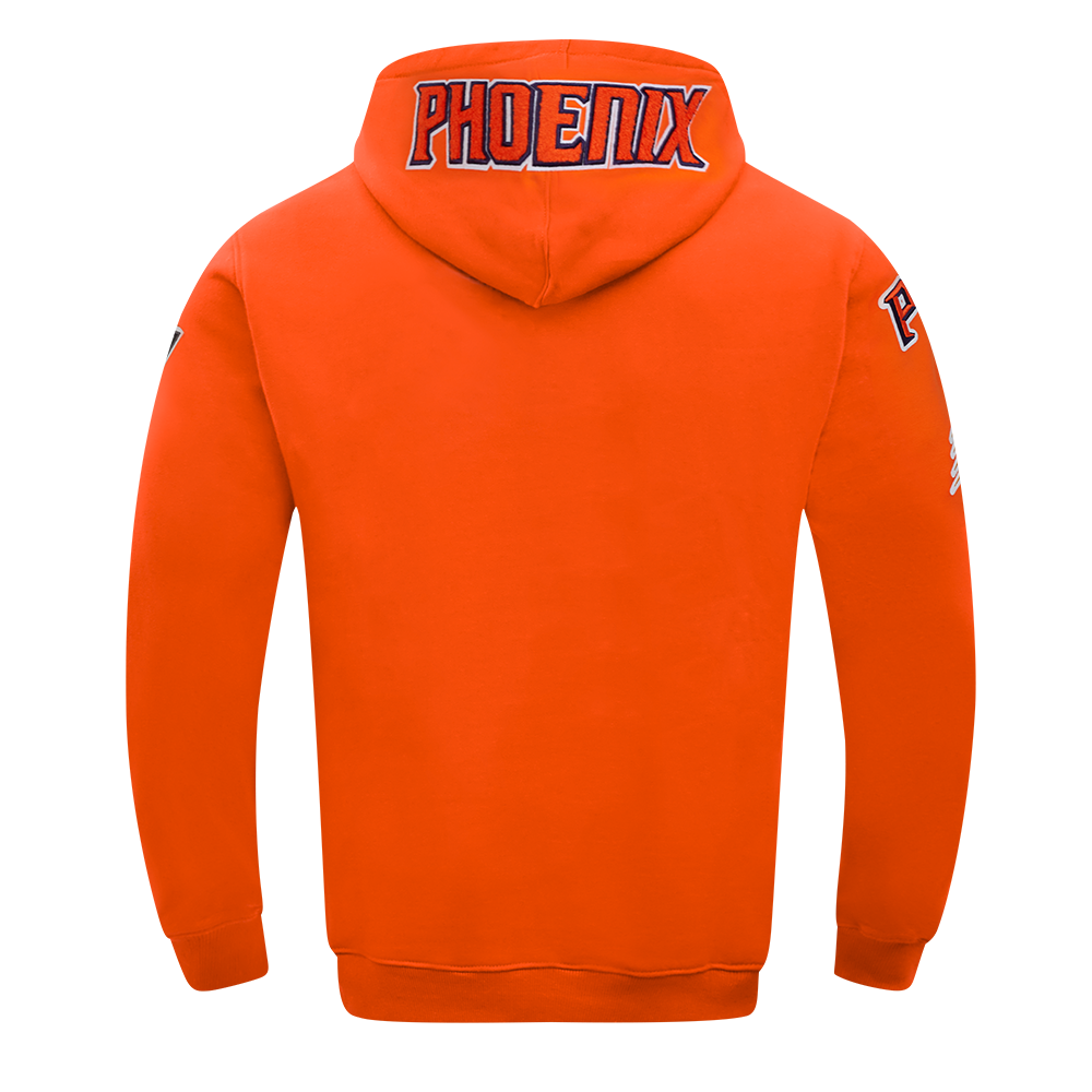 NBA PHOENIX SUNS CLASSIC CHENILLE MEN'S PULLOVER HOODIE (ORANGE)