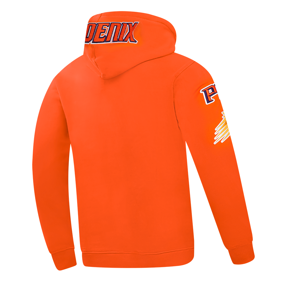 NBA PHOENIX SUNS CLASSIC CHENILLE MEN'S PULLOVER HOODIE (ORANGE)