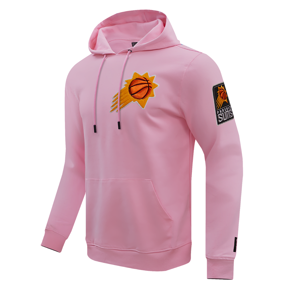 NBA PHOENIX SUNS CLASSIC CHENILLE MEN'S PULLOVER HOODIE (PINK)