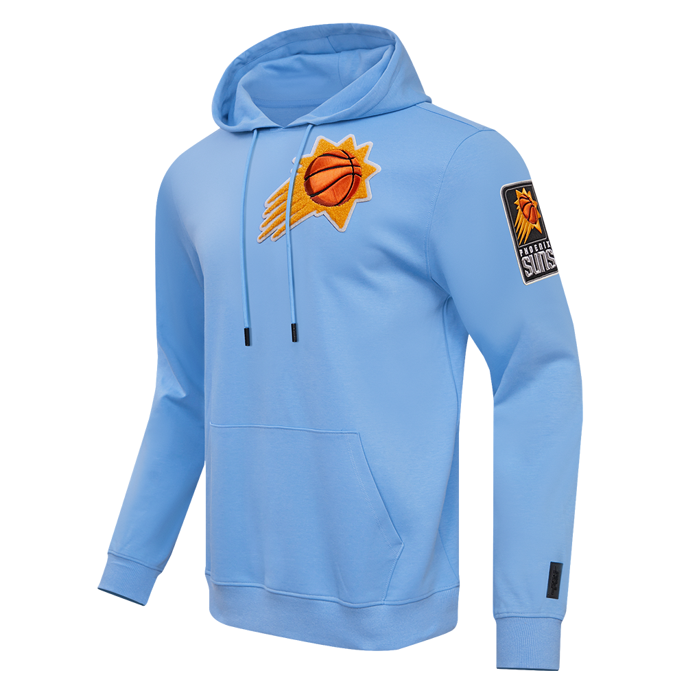 NBA PHOENIX SUNS CLASSIC CHENILLE MEN'S PULLOVER HOODIE (UNIVERSITY BLUE)