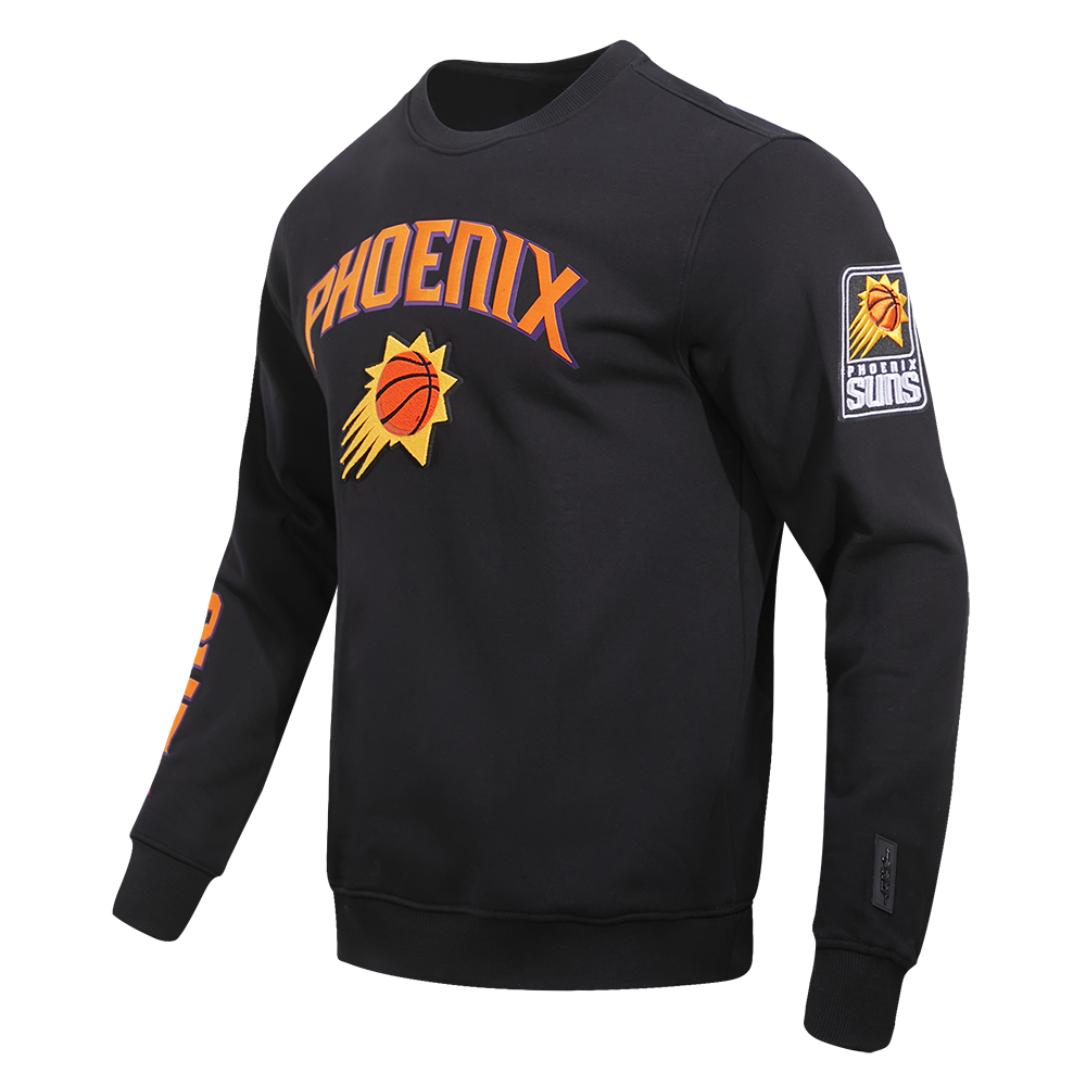 NBA PHOENIX SUNS CLASSIC MEN'S CREWNECK (BLACK)