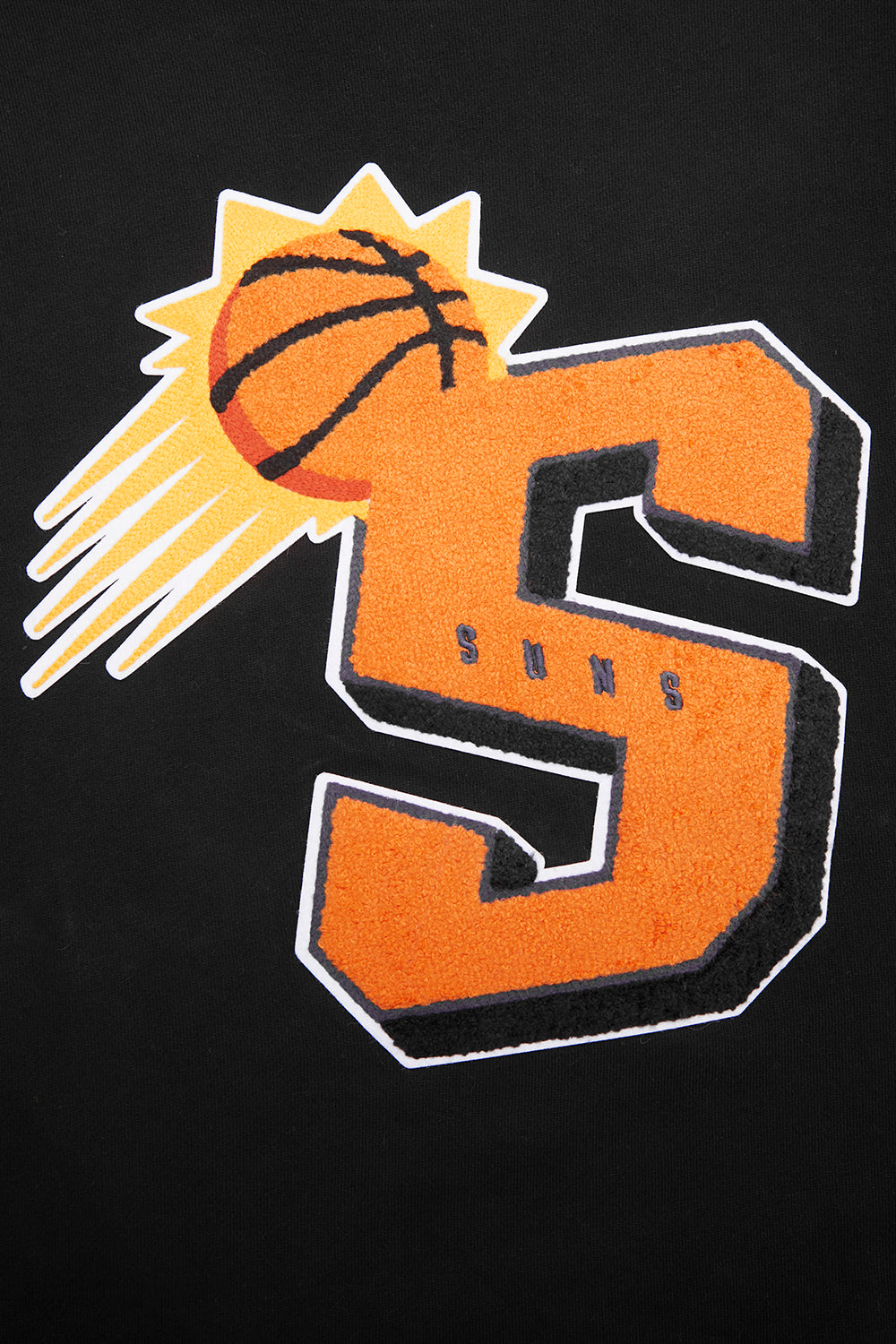 NBA PHOENIX SUNS CHANDAIL À COL ROND MASHUP CÔTELÉ POUR HOMME (NOIR)
