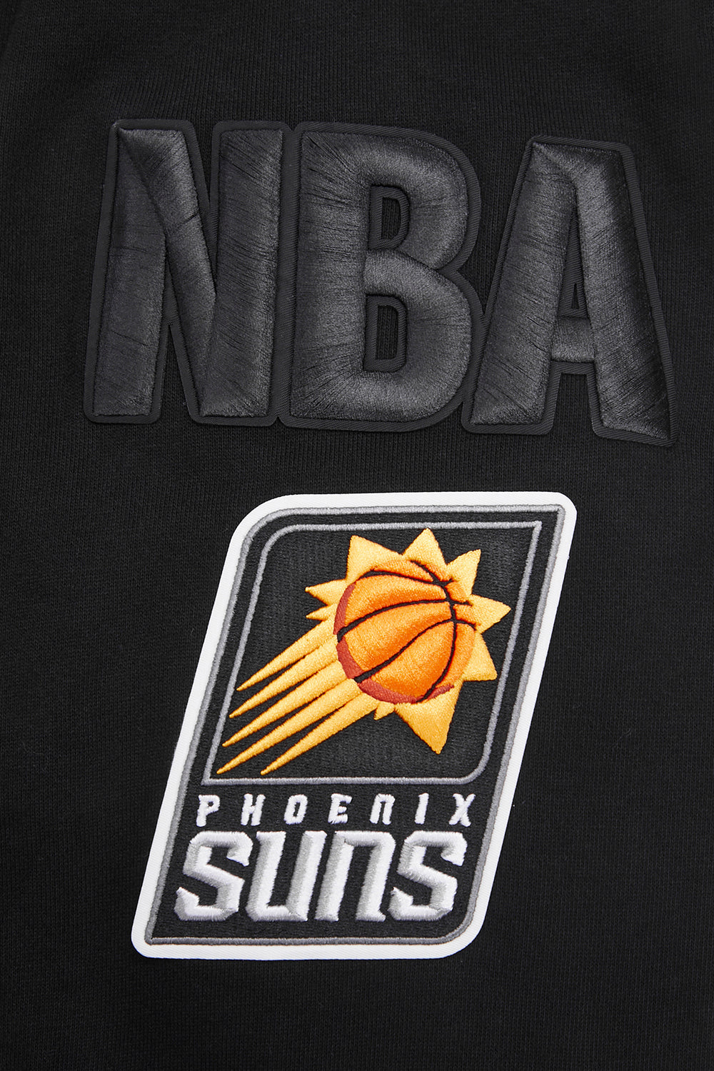 NBA PHOENIX SUNS CHANDAIL À COL ROND MASHUP CÔTELÉ POUR HOMME (NOIR)