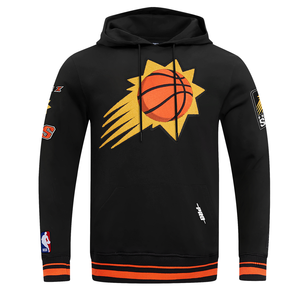 NBA PHOENIX SUNS RETRO CLASSIC CHANDAIL À CAPUCHON POUR HOMME (NOIR/ORANGE)