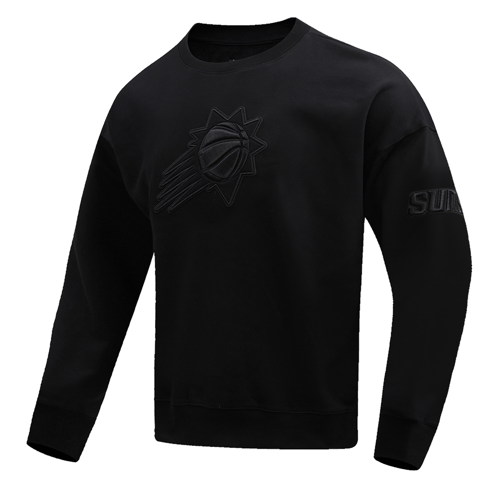 NBA PHOENIX SUNS NEUTRAL DROP SHOULDER MEN'S CREWNECK (BLACK)