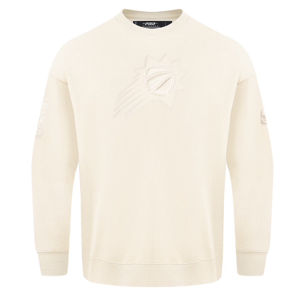 NBA PHOENIX SUNS NEUTRAL CHANDAIL À COL ROND EN MOLLETON À ÉPAULES TOMBANTES (COQUILLE D'ŒUF)