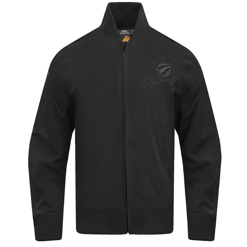 NBA PHOENIX SUNS NEUTRAL MEN'S  TWILL JACKET (BLACK)