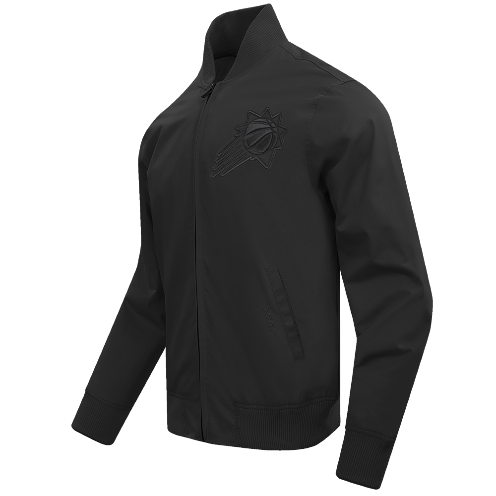 NBA PHOENIX SUNS NEUTRAL MEN'S  TWILL JACKET (BLACK)