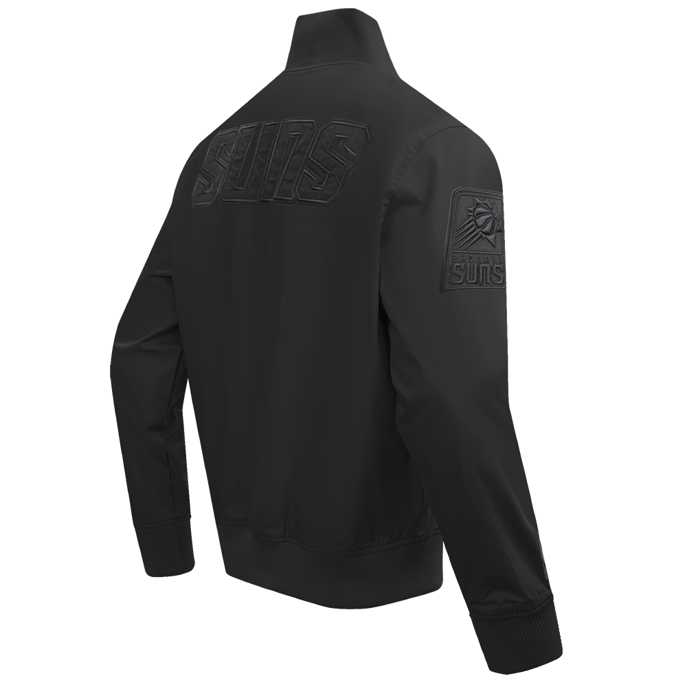 NBA PHOENIX SUNS NEUTRAL MEN'S  TWILL JACKET (BLACK)