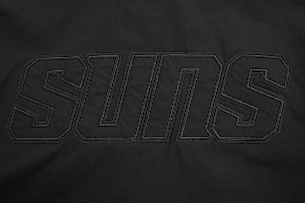 NBA PHOENIX SUNS NEUTRAL MEN'S  TWILL JACKET (BLACK)