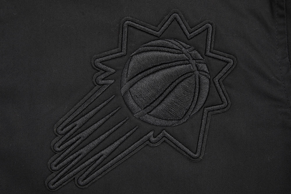 NBA PHOENIX SUNS NEUTRAL MEN'S  TWILL JACKET (BLACK)