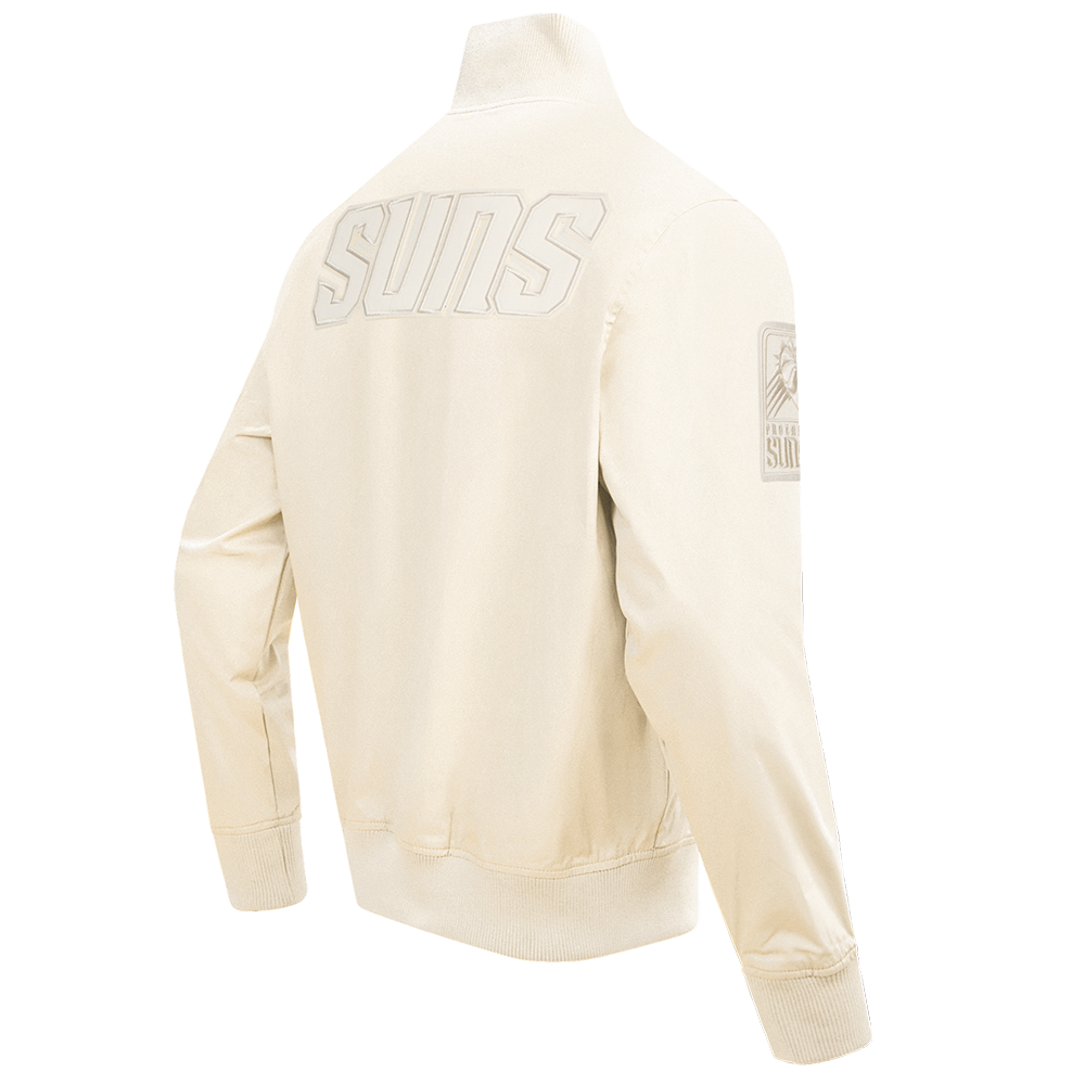 NBA PHOENIX SUNS NEUTRAL MEN'S  TWILL JACKET (EGGSHELL)