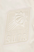 NBA PHOENIX SUNS NEUTRAL MEN'S  TWILL JACKET (EGGSHELL)