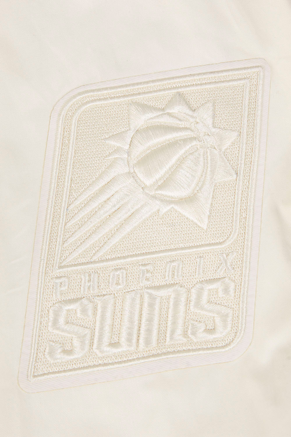 NBA PHOENIX SUNS NEUTRAL MEN'S  TWILL JACKET (EGGSHELL)