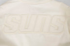 NBA PHOENIX SUNS NEUTRAL MEN'S  TWILL JACKET (EGGSHELL)
