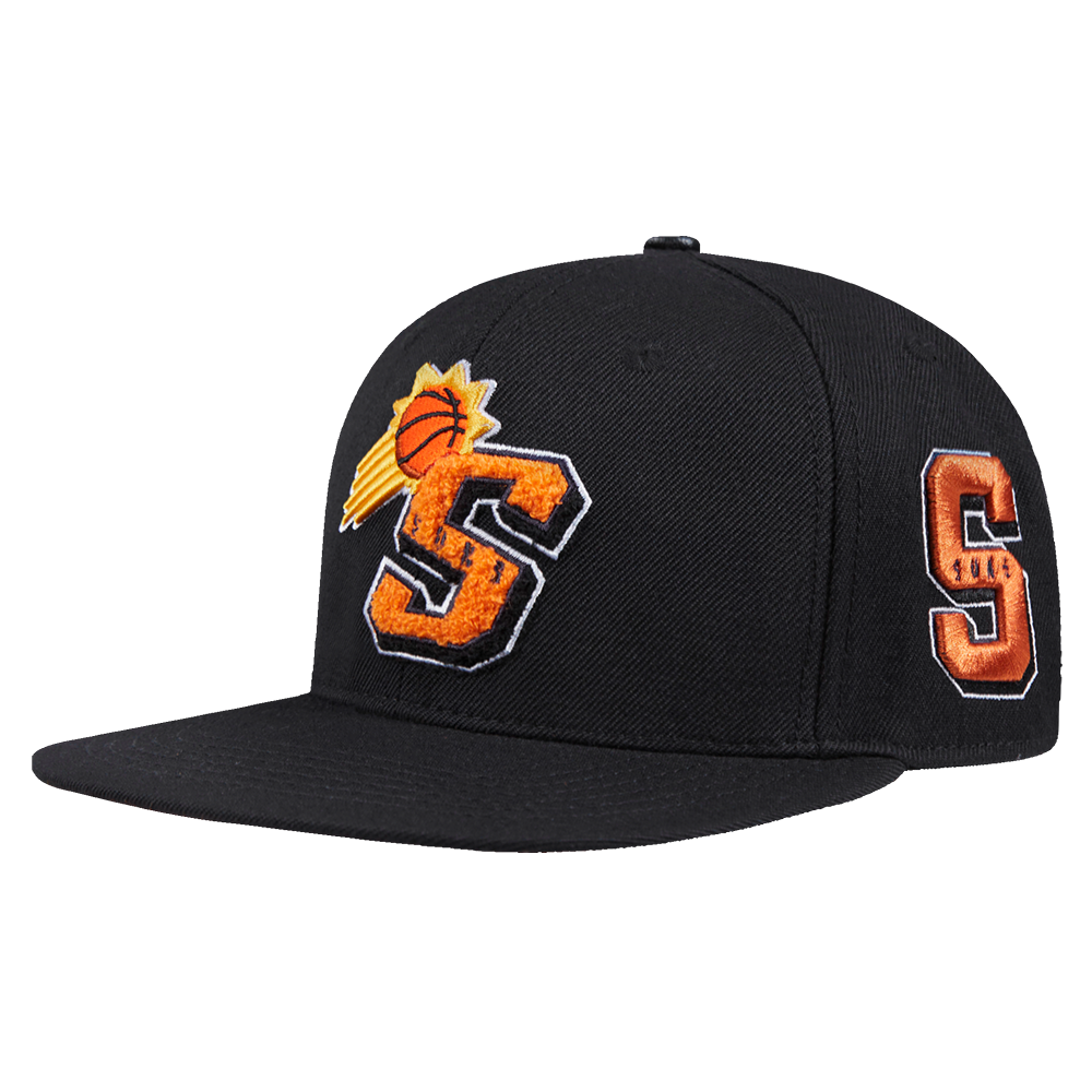 NBA PHOENIX SUNS MASHUP UNISEX WOOL SNAPBACK HAT (BLACK)