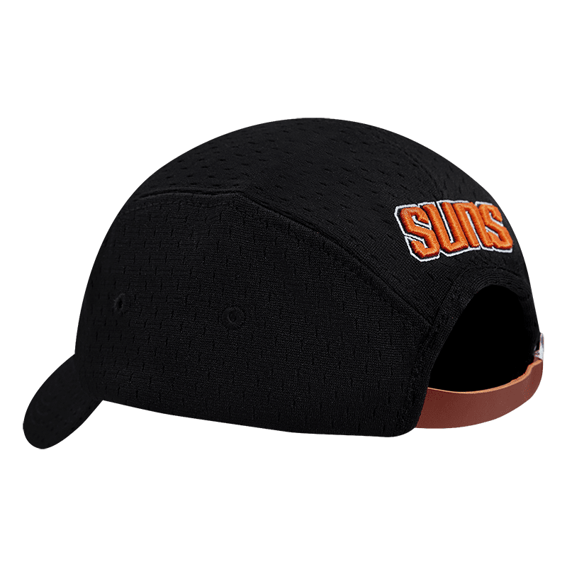NBA PHOENIX SUNS LOGO MESH UNISEX 5 PANEL HAT (BLACK)