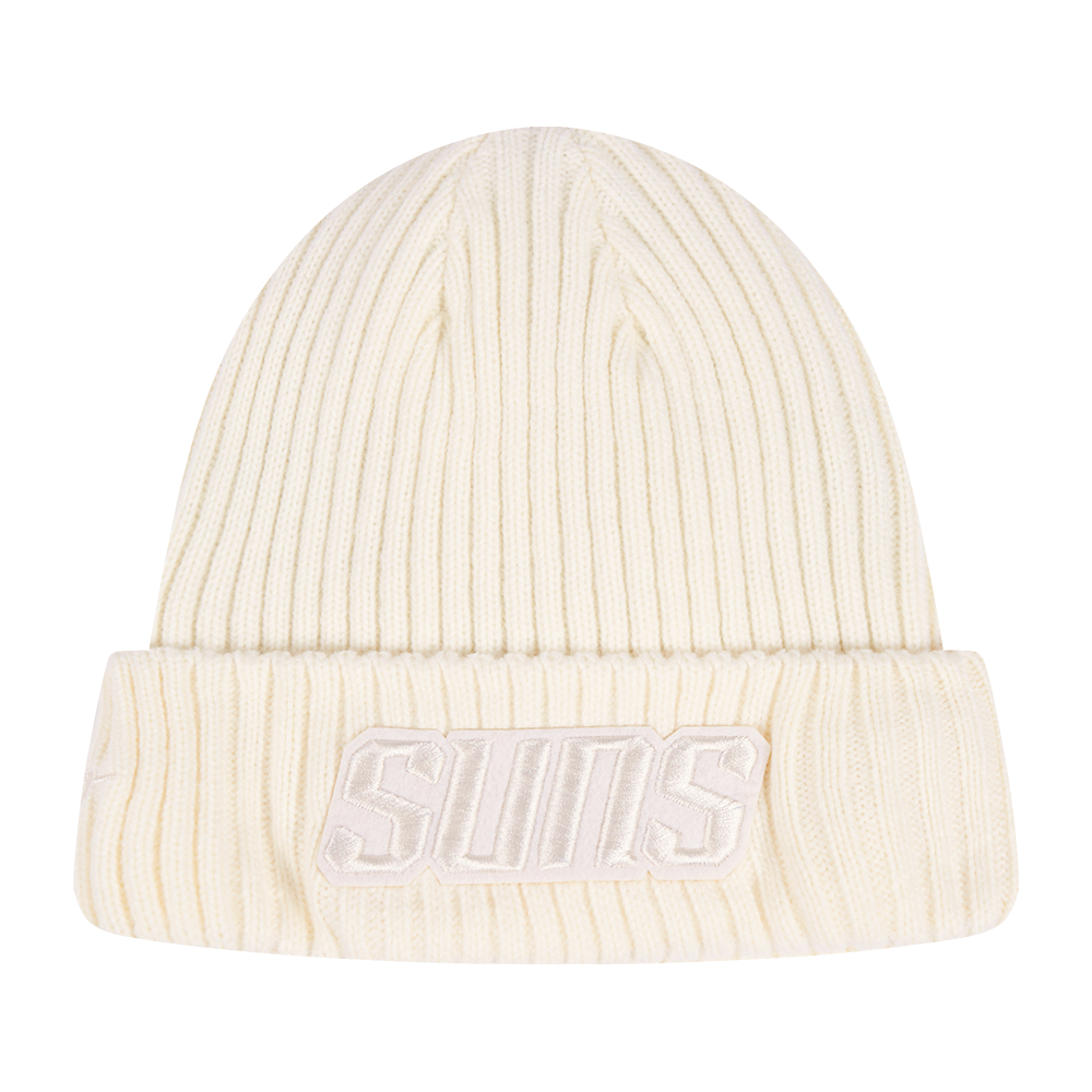 NBA PHOENIX SUNS NEUTRAL BEANIE (EGGSHELL)